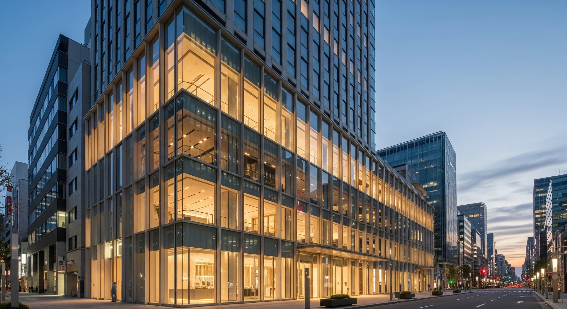 銀座のプレミアムなオフィスビル